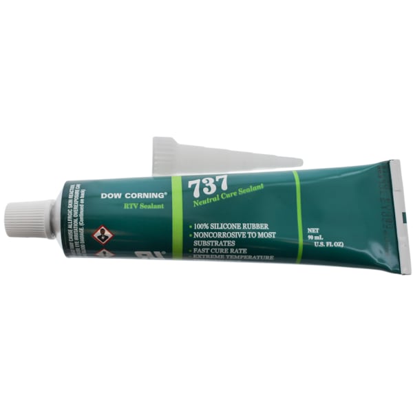 ADHESIVE DOW 737 CLR 3 OZ TUBE